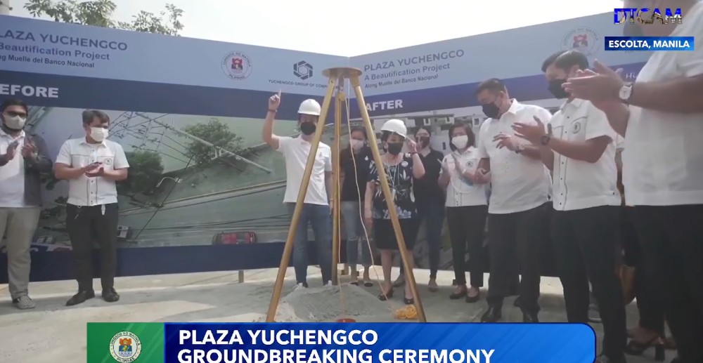 马尼拉市长出席Yuchengco公园动土仪式