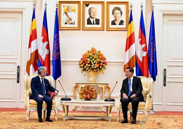 柬埔寨洪森总理会见日本新任驻柬大使