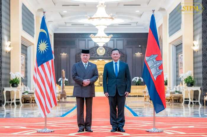 洪玛耐拜会马来西亚最高元首
