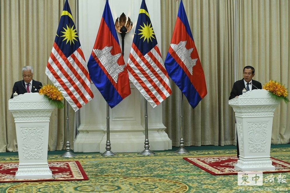 洪森总理与马国首相会晤 呼吁和平解决俄乌危机